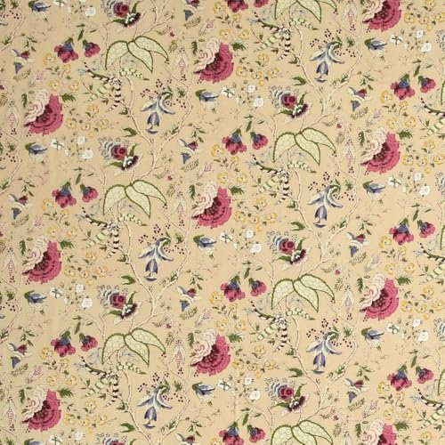 Image of Living Roots Ethnic Jaipur Block Print Double Cotton Bedsheet & 2 Pillow Covers, for Mattress Upto 6 inches Thick, No Colour Bleeding, Yellow Colour, King Size 90 * 108 inches, 120TC (617-A)