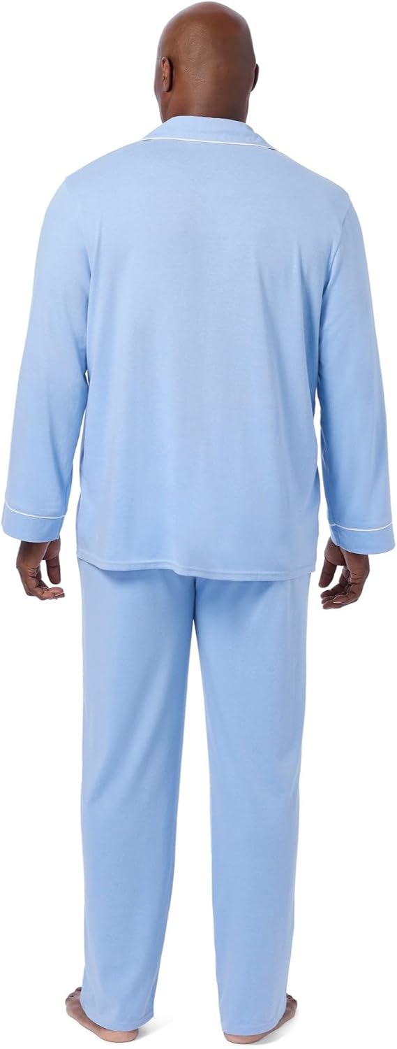 KingSize Men's Big & Tall Long Sleeve Pajama Set