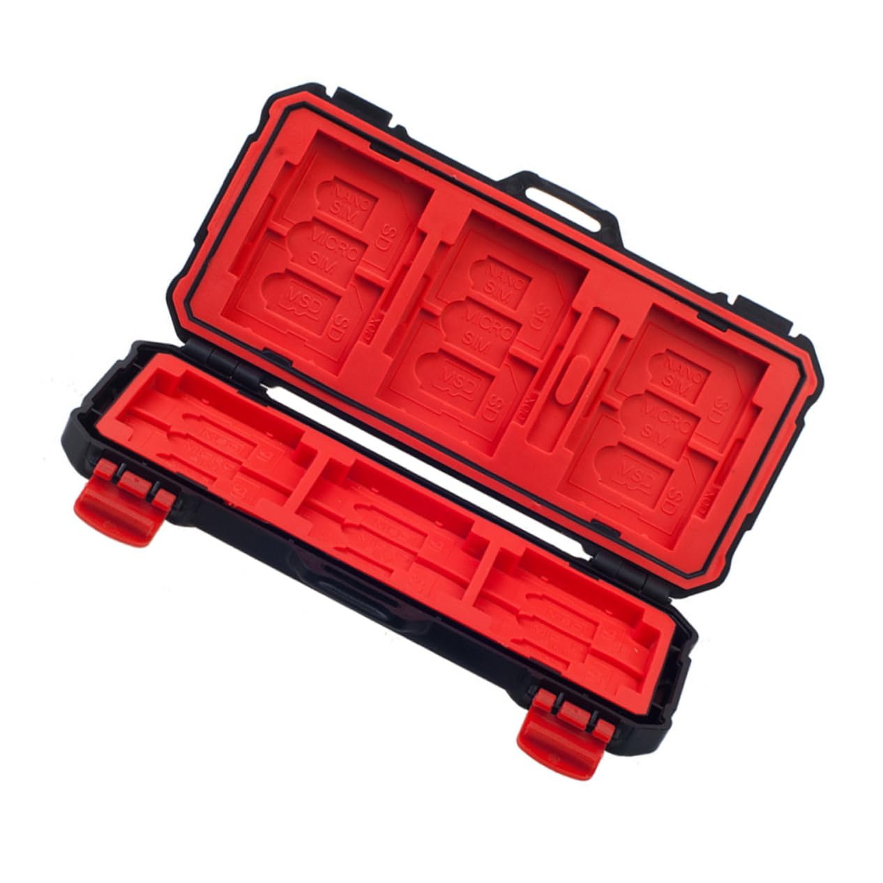 Housoutil Stylish Protective Box Mini Cf Cards Case Memory Cards Organizer Large Storage Capacity Anti-Slip Scratch-Proof for All Users