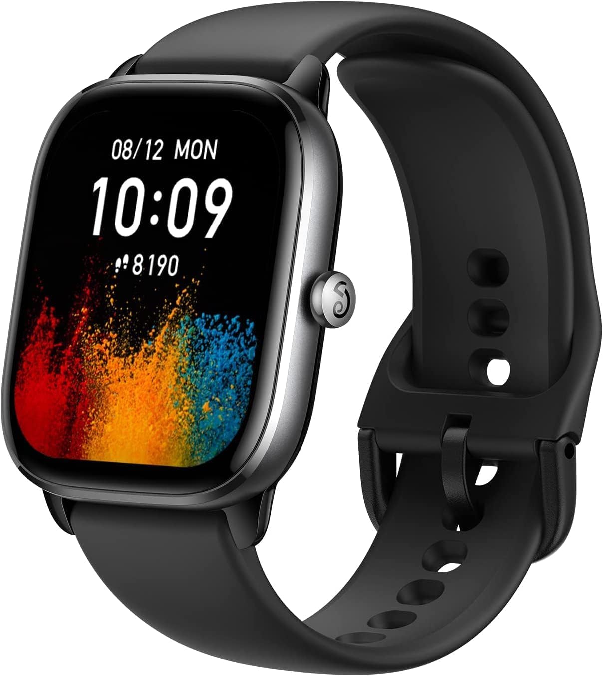 GTS 4 Mini Smart Watch for Women Men, Alexa Built-in, GPS, Fitness Tracker with 120+ Sport Modes, 15-Day Battery Life, Heart Rate Blood Oxygen Monitor, Android Phone iPhone Compatible-Black