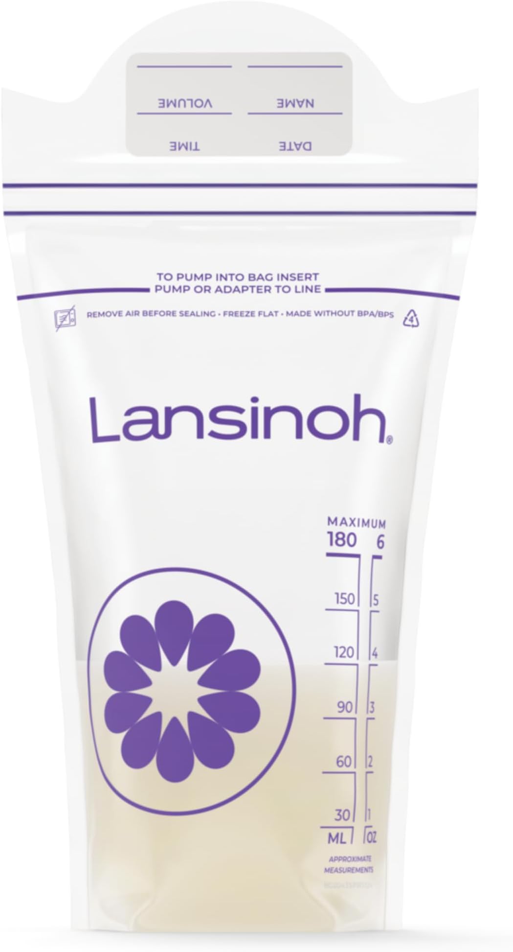 Breastmilk Storage Bags, 200 Count Value Pack, Baby Essentials, Leak-Proof, Fast Freeze & Thaw Breast Milk Bags for Baby Bottle Feeding, Strength & Stretch, 6 Ounce