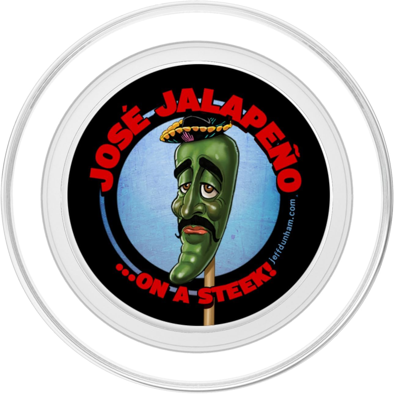 Jeff Dunham: Jose Jalapeno On A Steek PopSocket PopSockets PopGrip for MagSafe