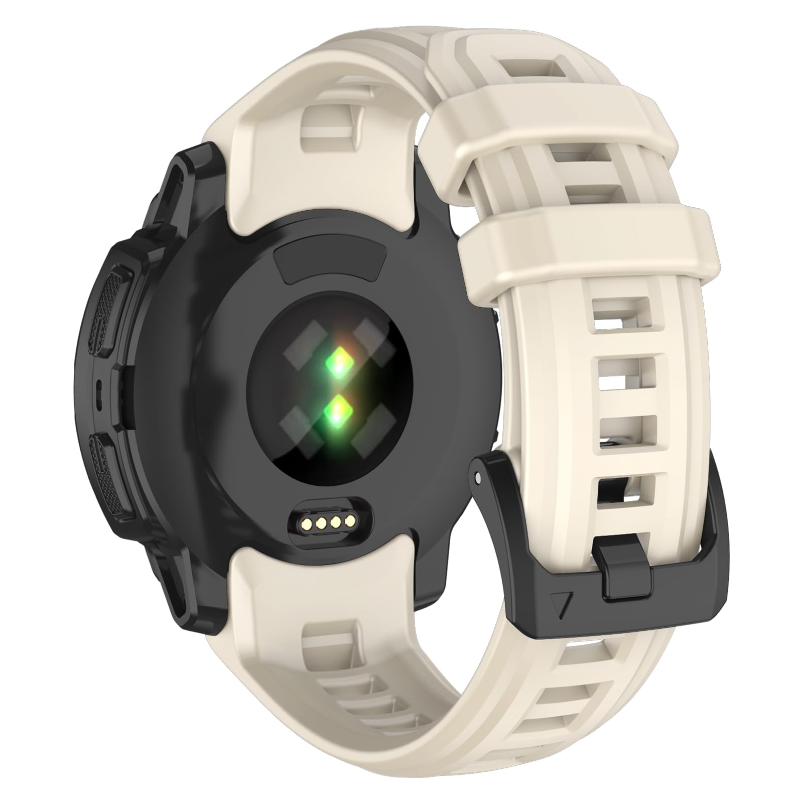 MYSNBKN 22 mm Silicone Strap for Instinct E 45 mm, Soft Silicone Replacement Strap for Instinct E 45 mm with Adaptor Tool