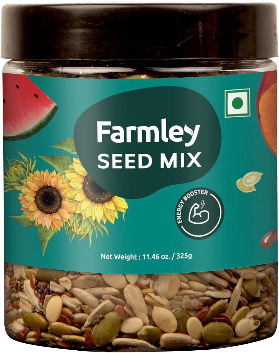 Raw Superfood Seed Mix | Healthy Superfood Gut Supplement | Premium Superfood Blend for Healthy Body | 325 g (11.46 oz)