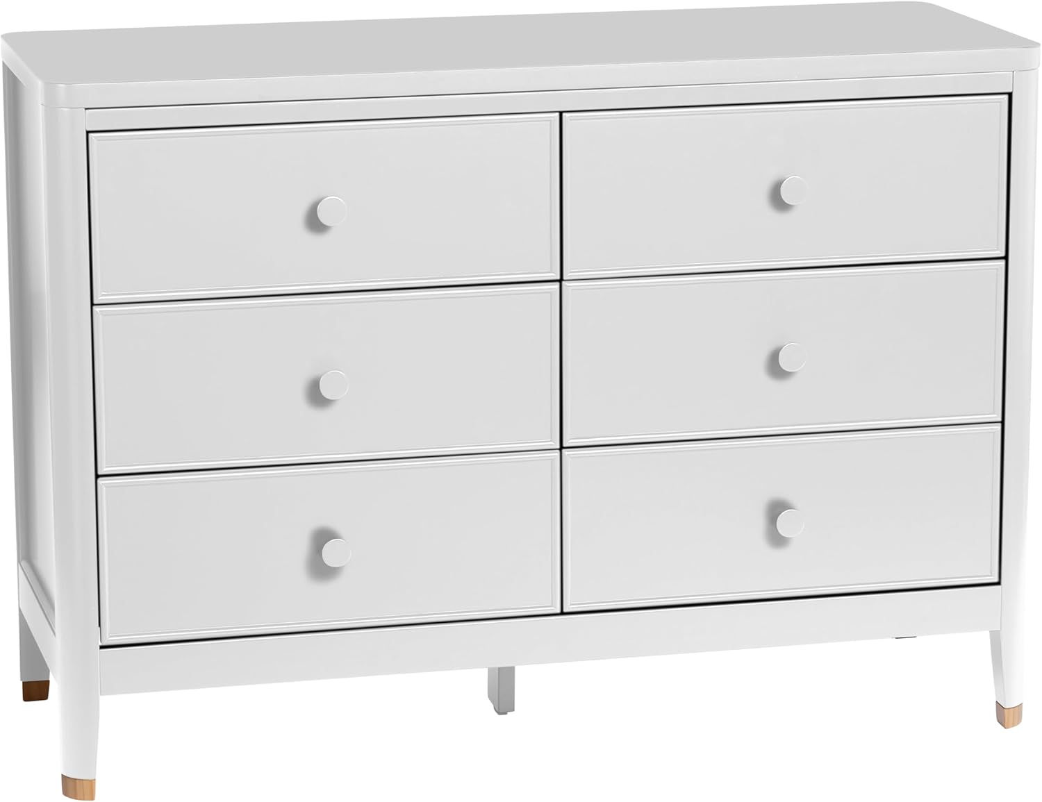Little Seeds Aster 6-Drawer Dresser, True White - Image 8