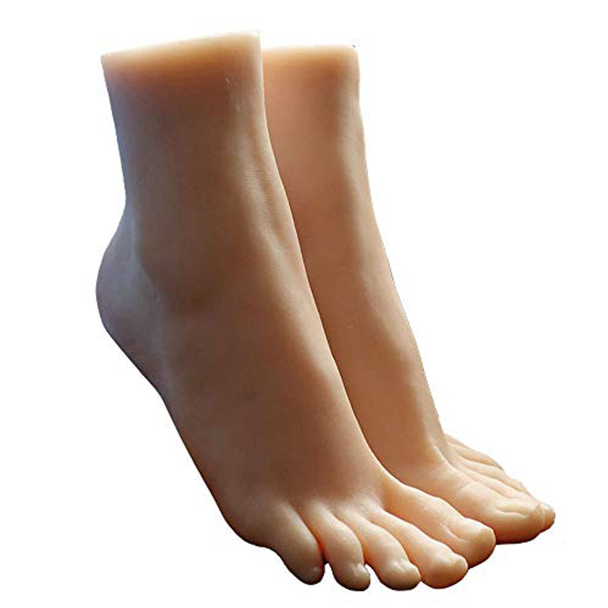 Life-Size Silicone Female Mannequin Foot – Realistic Display Model For Shoes, Socks, Jewelry (with Nails) - View #10
