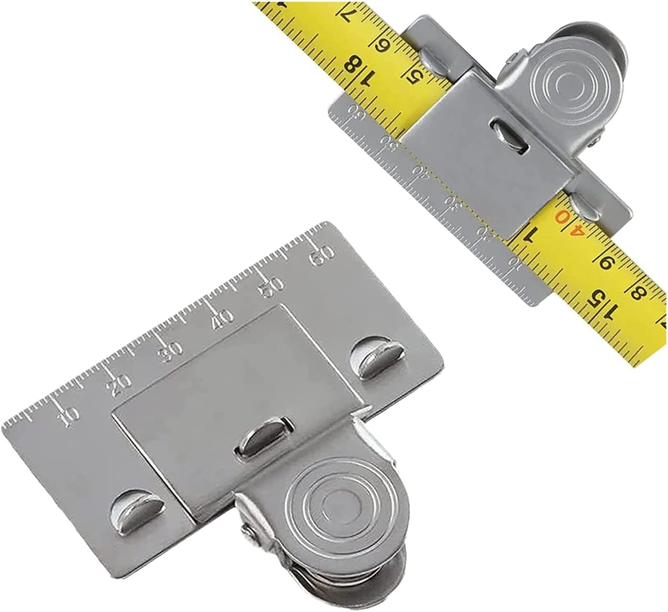 Measuring Tape Clip Matey, Matey Measure Tape Measuring Clip Tool for Corners, Measuring Tape Clip Precision Tape Measuring Tool (1PCS)