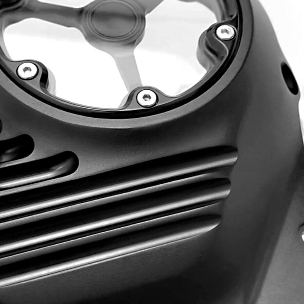 For Harley Clarity Cam Cover Black Ops M8 Engine Touring FLHT FLHX FLHR FLRT Softail Fat Bob Boy Breakout 114 2017-2023