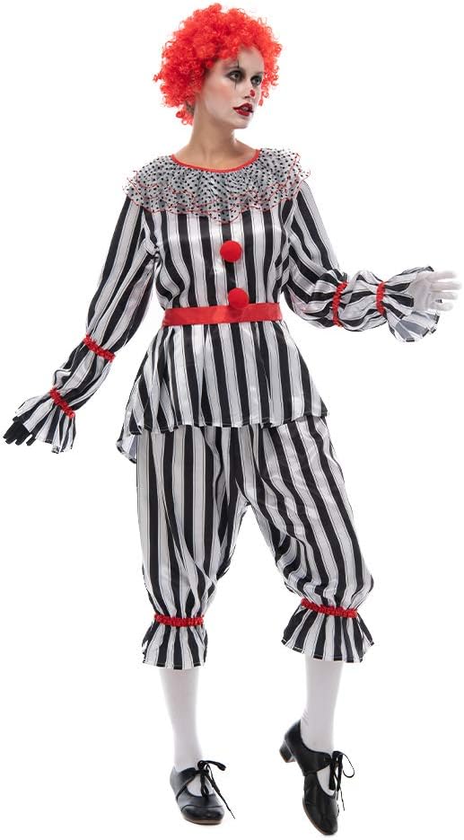 EraSpooky Women Halloween Creepy Circus Clown Costume - Image 5
