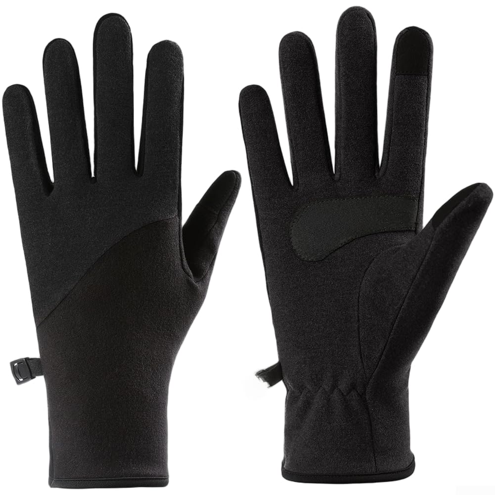 Selbstheizende Winterhandschuhe, Touchscreen-kompatibel, Thermofutter, rutschfest, feuchtigkeitsableitend, atmungsaktiv, reflektierend, für Skifahren, Outdoor-Aktivitäten