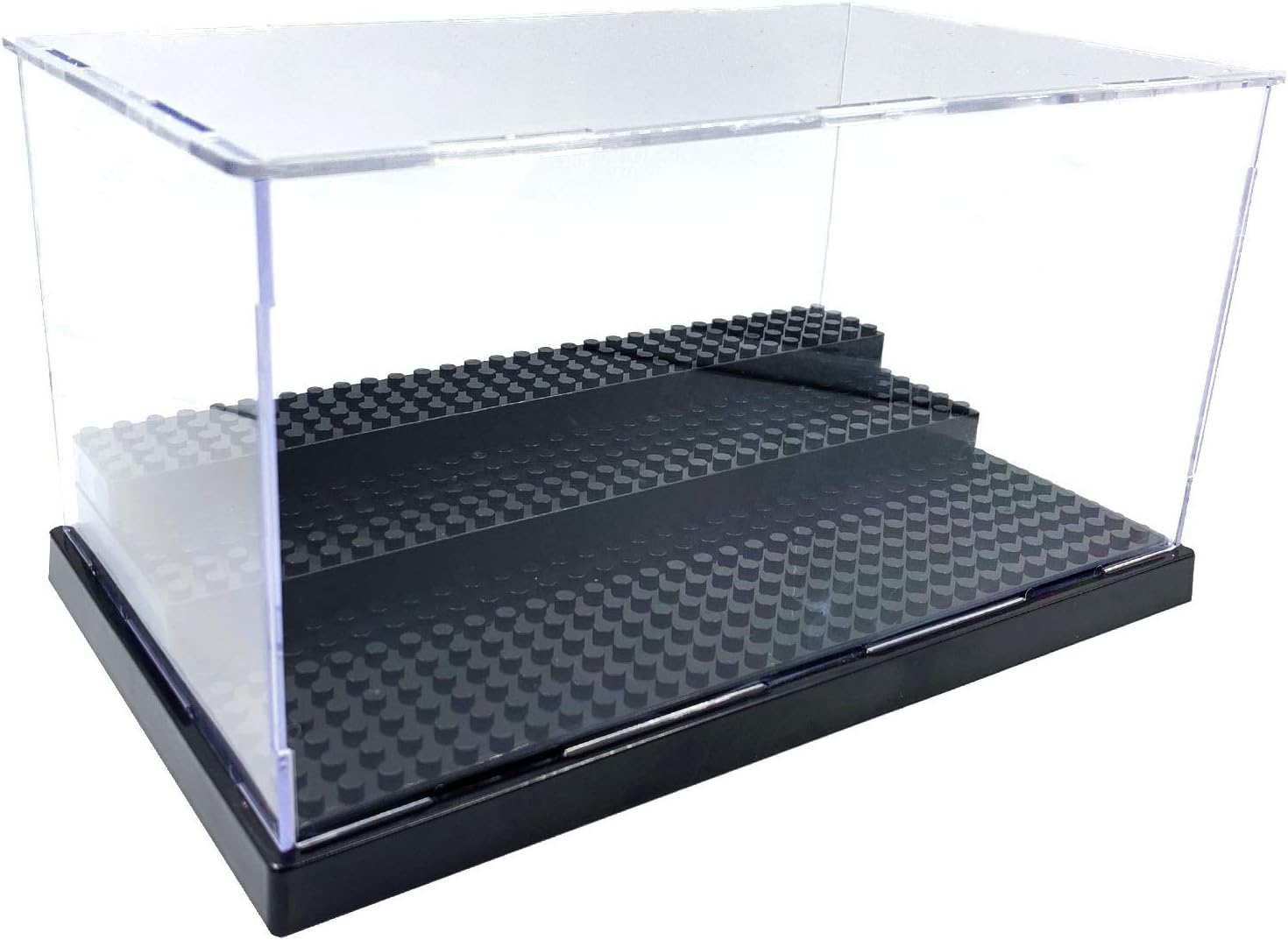 Acrylic figure display case box for LEGO Minifigures series Figure Blocks Toys The box can hold up to 30 figures Black clear display case