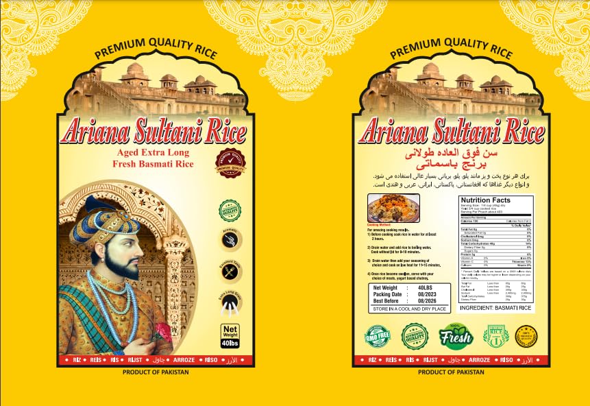 Ariana Sultani Arroz Basmati Fresco Extra Largo Yaxa Guatemala