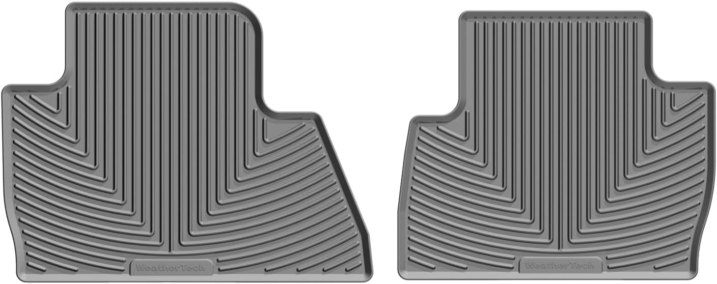WeatherTech All-Weather Floor Mats for Cadillac Escalade ESV, Tahoe, Yukon - 2nd Row (W324), Black