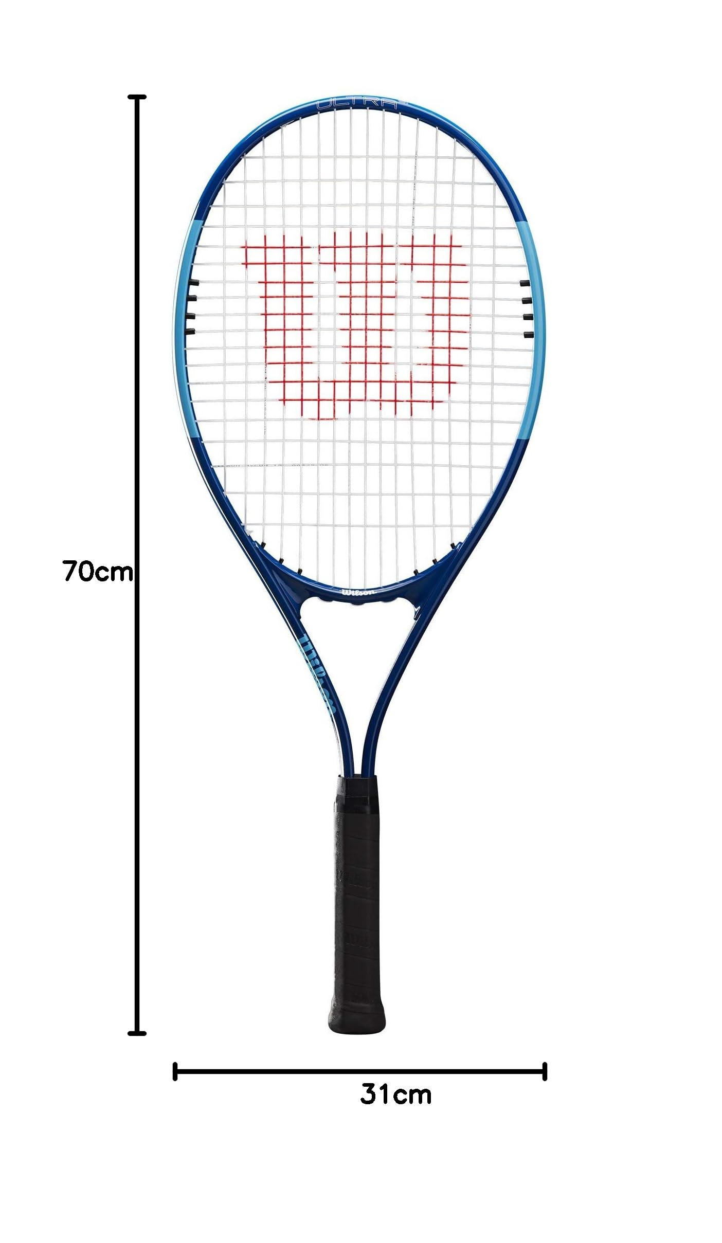 Wilson Uniseks-dorosły ULTRA POWER XL 112 rakieta tenisowa czarna/niebieska 3
