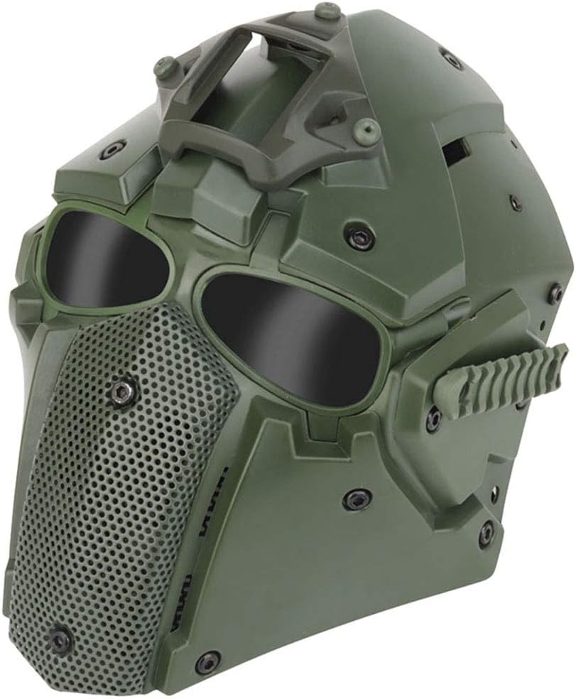 Outdoor Airsoft Shooting Head Face Protection Gear Tactical Airsoft Helmet Fast Full Face Mask