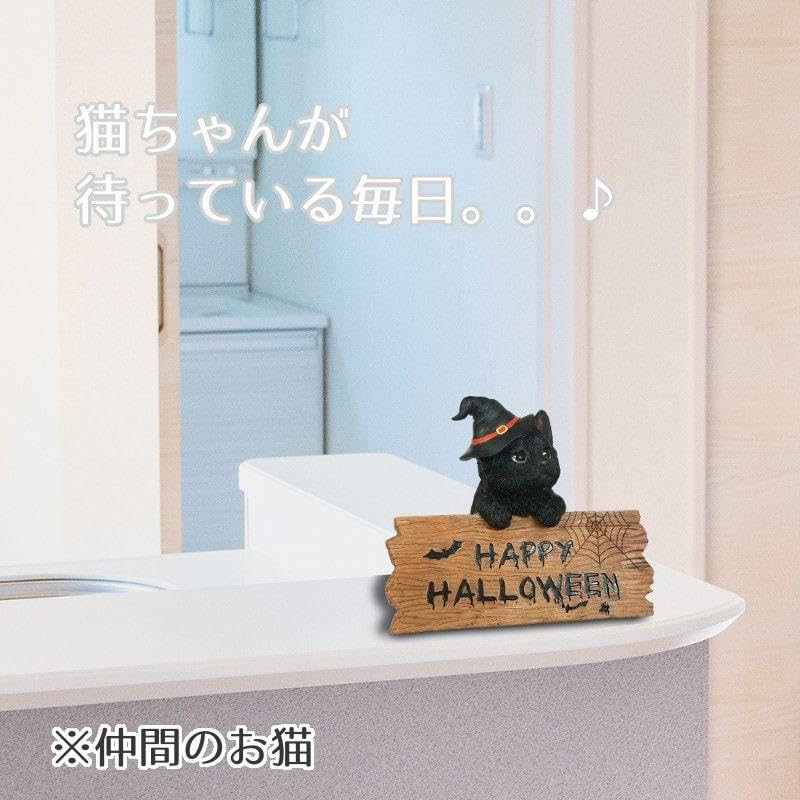 猫の置物】ハロウィン 黒猫★雑貨 猫グッズ 玄関 飾り置物インテリア雑貨かわいい Amazon.co.jp: 猫の置物ハロウィン 黒猫 かぼちゃ雑貨 猫グッズ 玄関