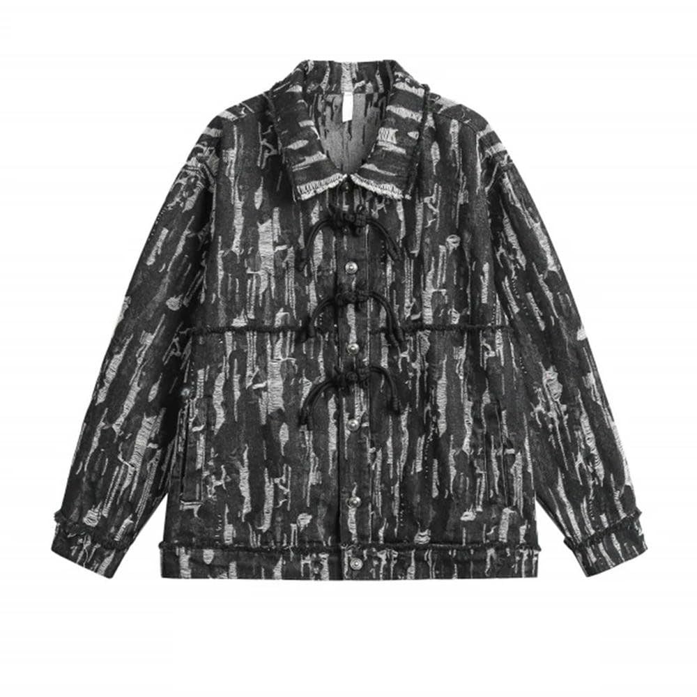 NYSDM wiosna jesień sprany stary złamany retro vintage męska kurtka dżinsowa unisex kobiety uniwersytet płaszcz High Street Old School