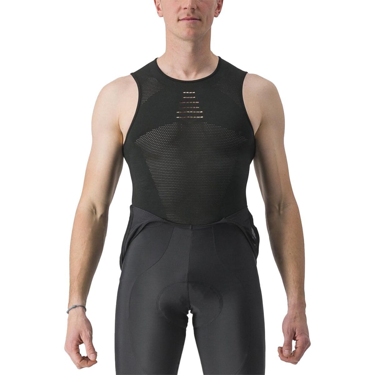 CASTELLI Men's CORE Seamless Base Layer T-Shirt, Black, M