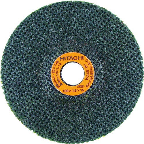 HiKOKI 0095-9777 Mesh Disc Whetstone, 3.9 x Thickness 0.06 x 0.6 inch (1.5 mm) x Hole Diameter 0.6 inches (15 mm), Grain Size C80: For Non-Metallic, 10 Pieces