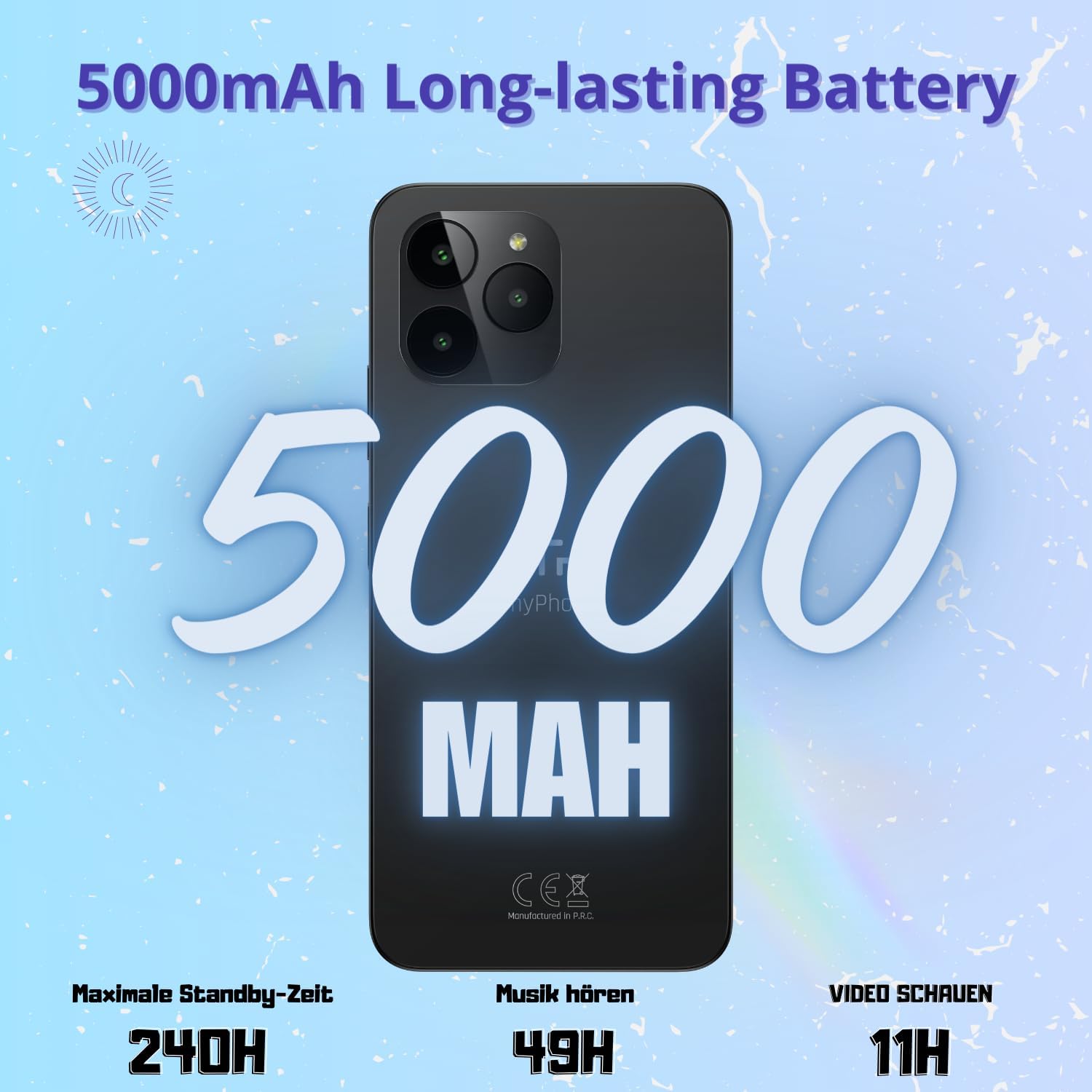 myPhone N23 5000mAh battery life