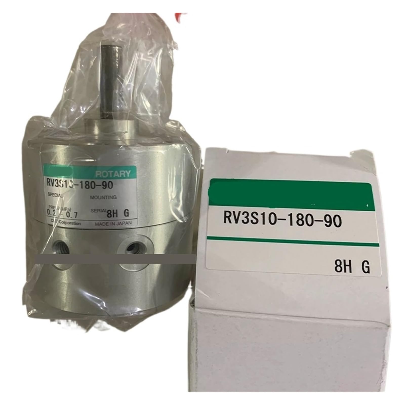 Cylindre Rotatif RV3S10-180-90 actionneur de rotation pour vérin pneumatique