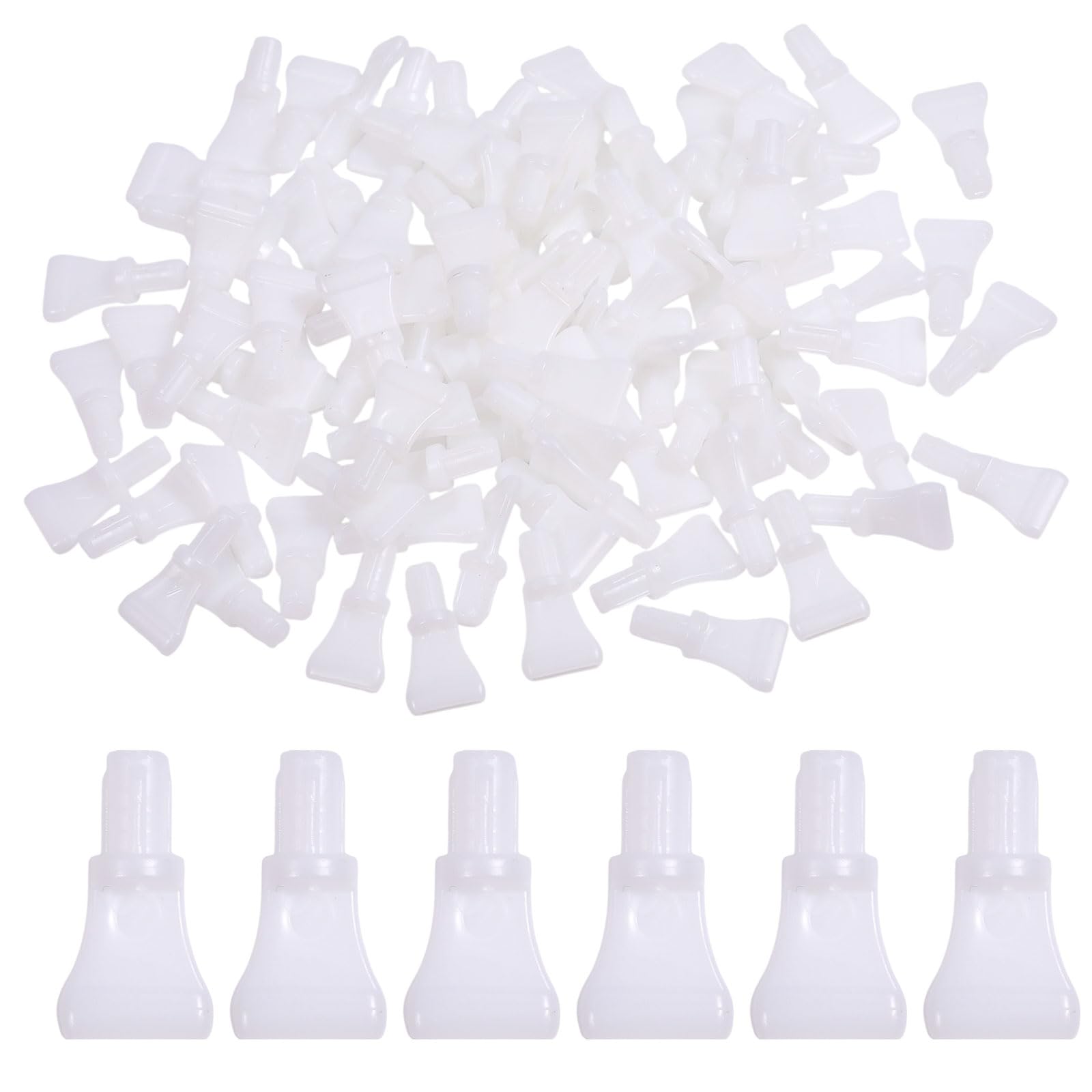 beinkmake 100 Pcs 4 Placer Tip for Drill Pen, 5D Diamond Painting Tool, Plastic Replacement Pen Heads Tools for Diamond Paint Pen Accessories