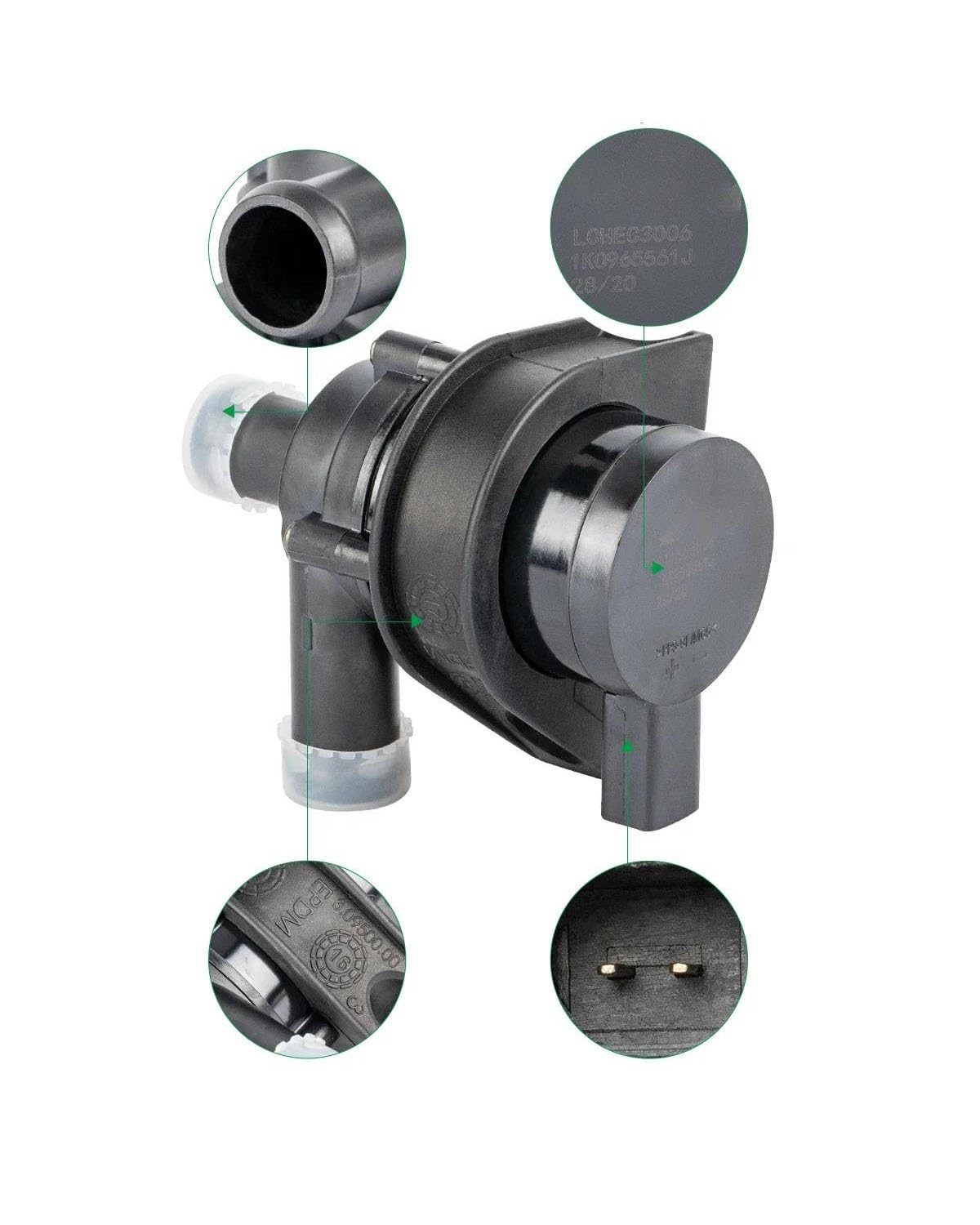 Pompa Acqua Di Raffreddamento Ausiliaria 12V Per Auto - 1K0965561J