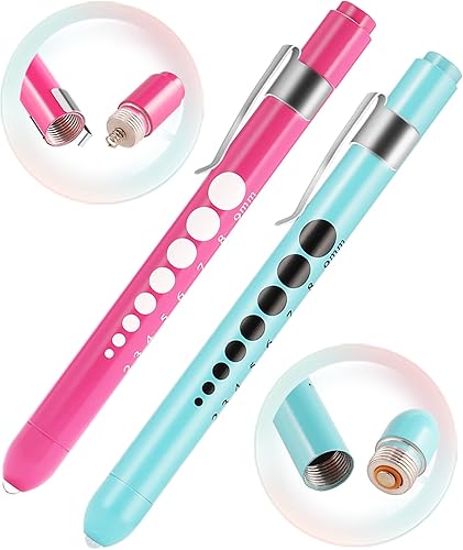 Miniatura 4 de MEUUT Paquete de 3 tijeras médicas y linternas para enfermeras con cuatro baterías, una tijera patentada de 8 pulgadas para trauma, vendaje de