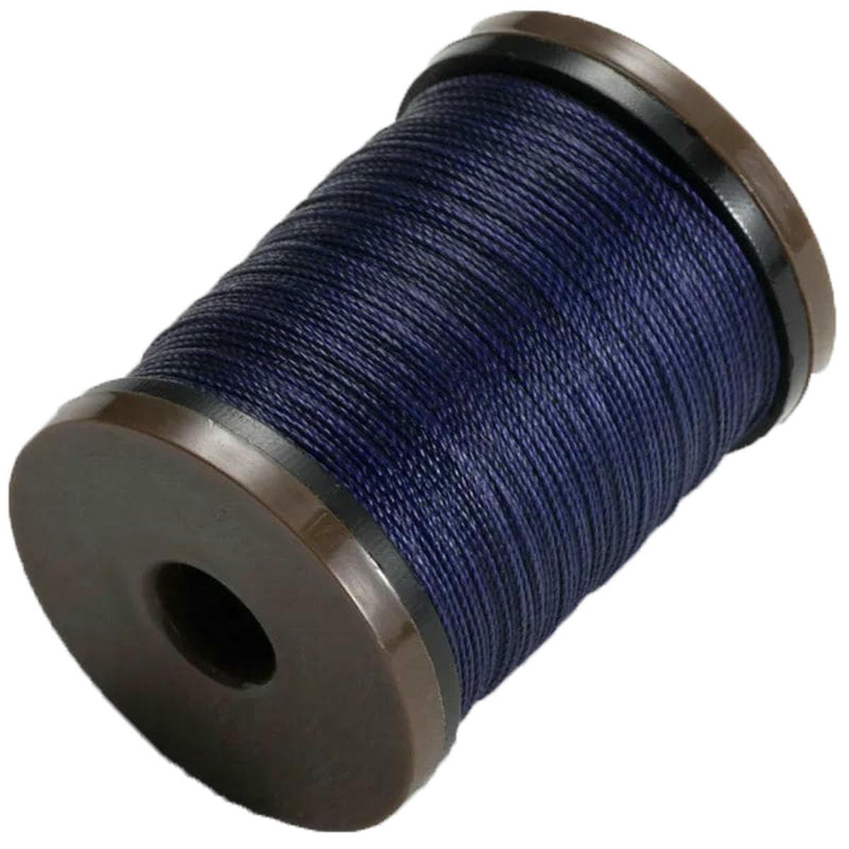 0.4/0.5/0.6/0.8mm Round Waxed Thread for Leather Craft Sewing and Jewelry Handmade Braided Polyester Cord Wax Coated Strings-20- Blue-0.5mm 90m