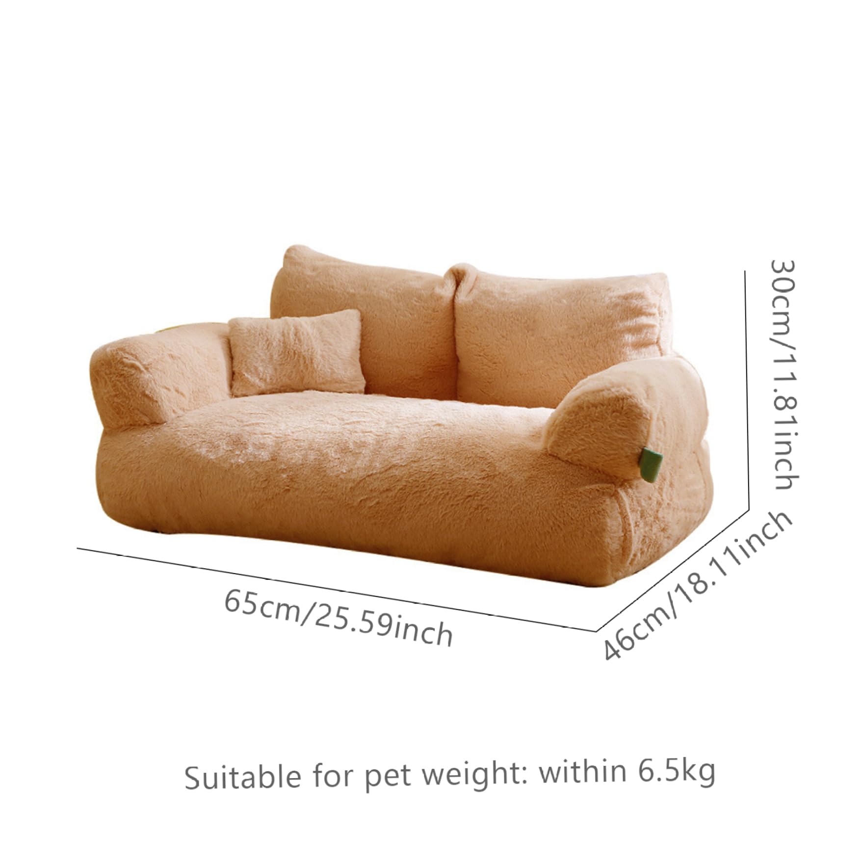 Divano per gatti invernale per gatti morbido divano imbottito antiscivolo antigraffio divano letto per gatti rimovibile sedia per gatti lavabile assorbente facile asciugatura impermeabile