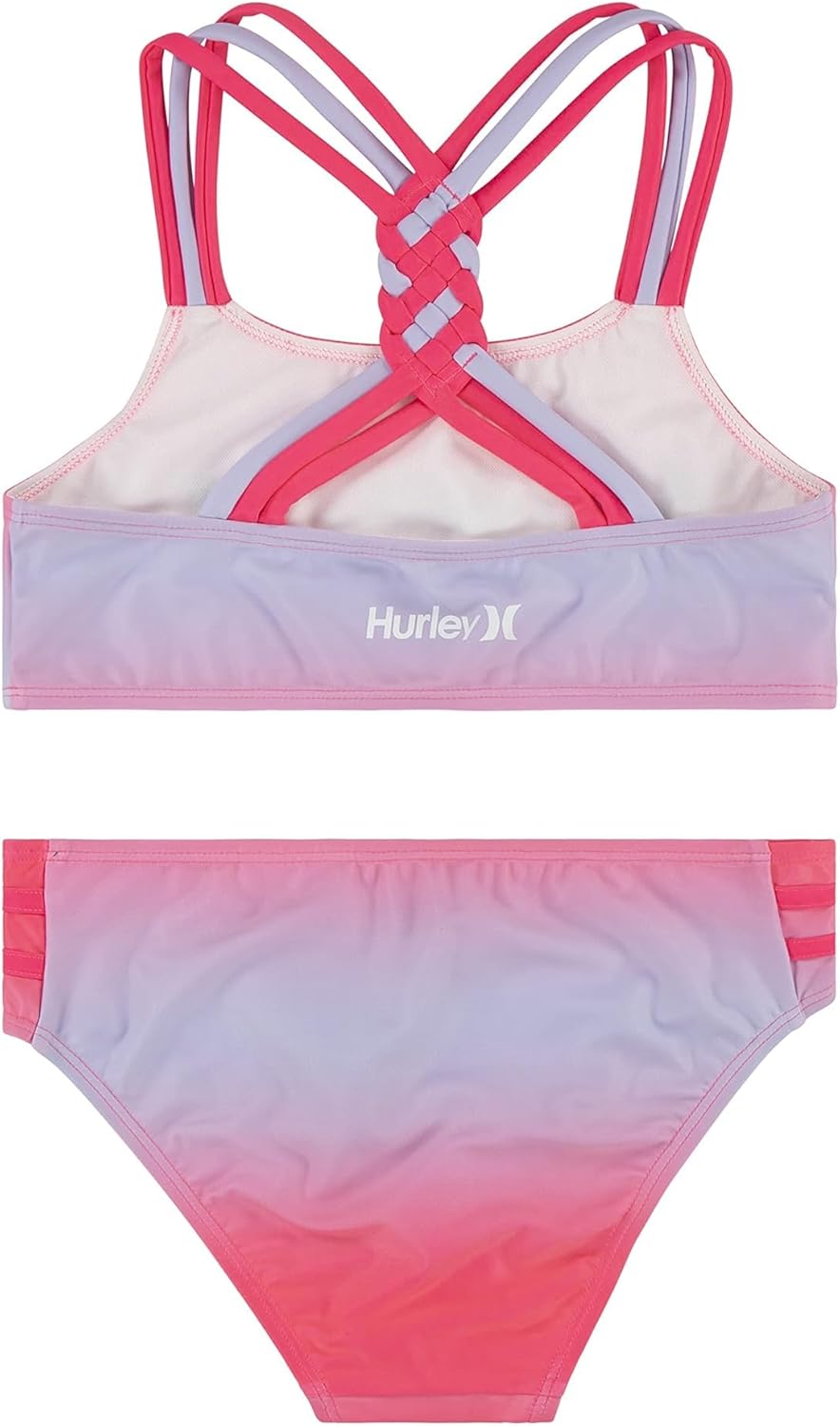 Hurley Girl's Two-Piece Bikini Swim Set (Big Kids)