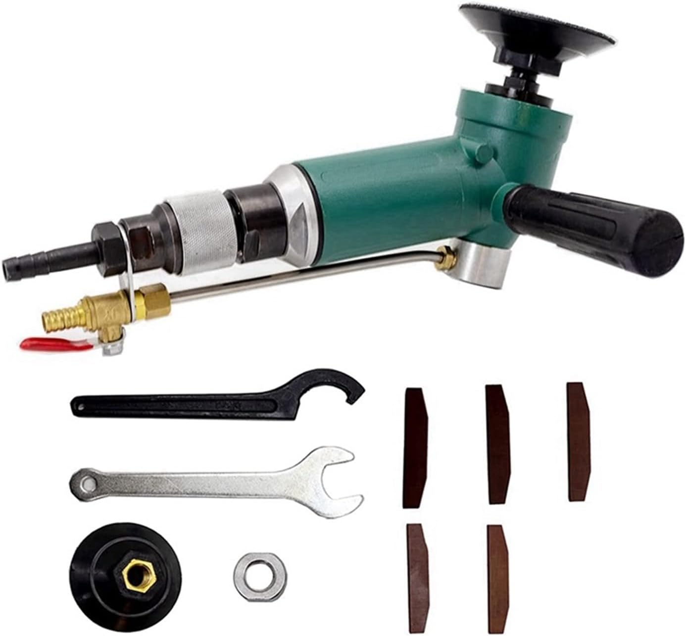 Buffer Polisher Waxer Wet Air Stone Polishers Pneumatic Water Grinders 10000RPM Air-Powered Wet Sander for Concrete Stone Granite