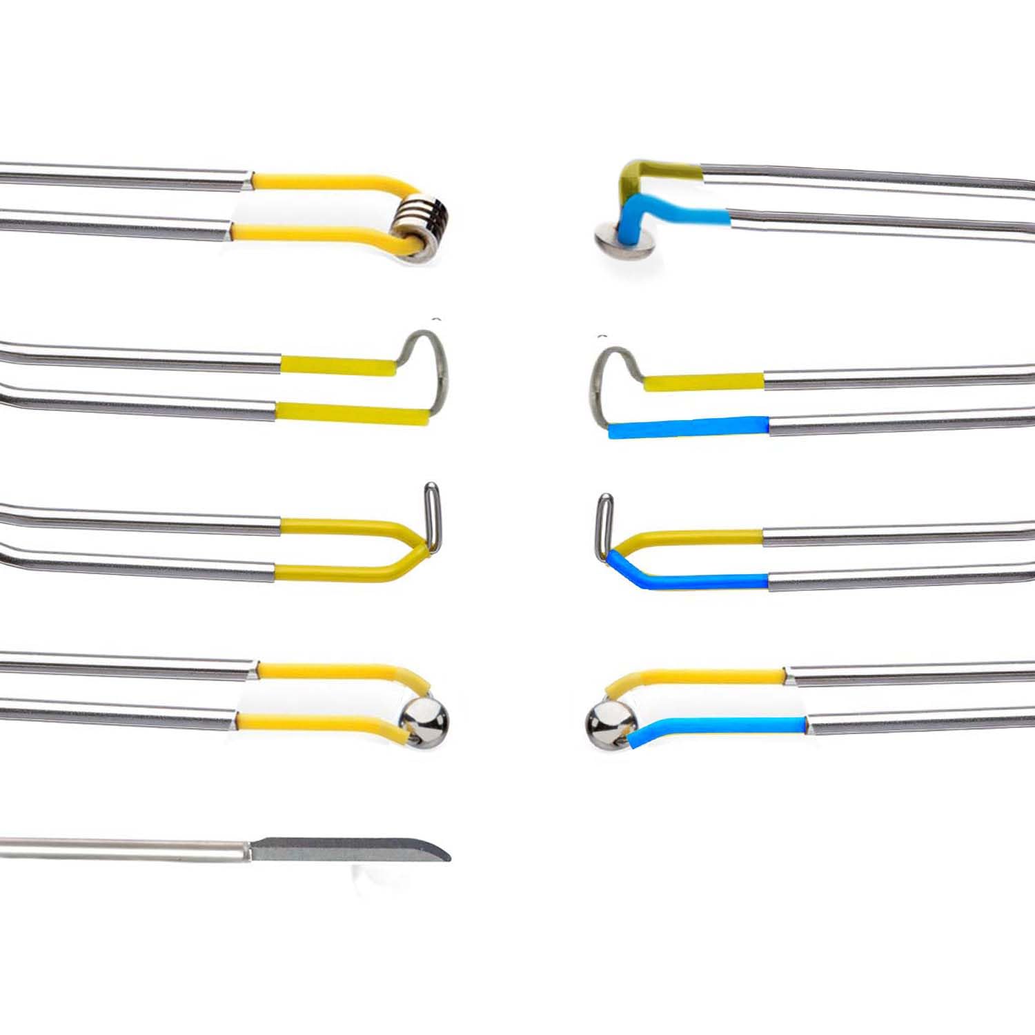 ESC Medicams Urology Bipolar Monopolar TURP Loops and Electrodes for Storz Type Resectoscope 4mm (Monopolar Plain Roller Loop)