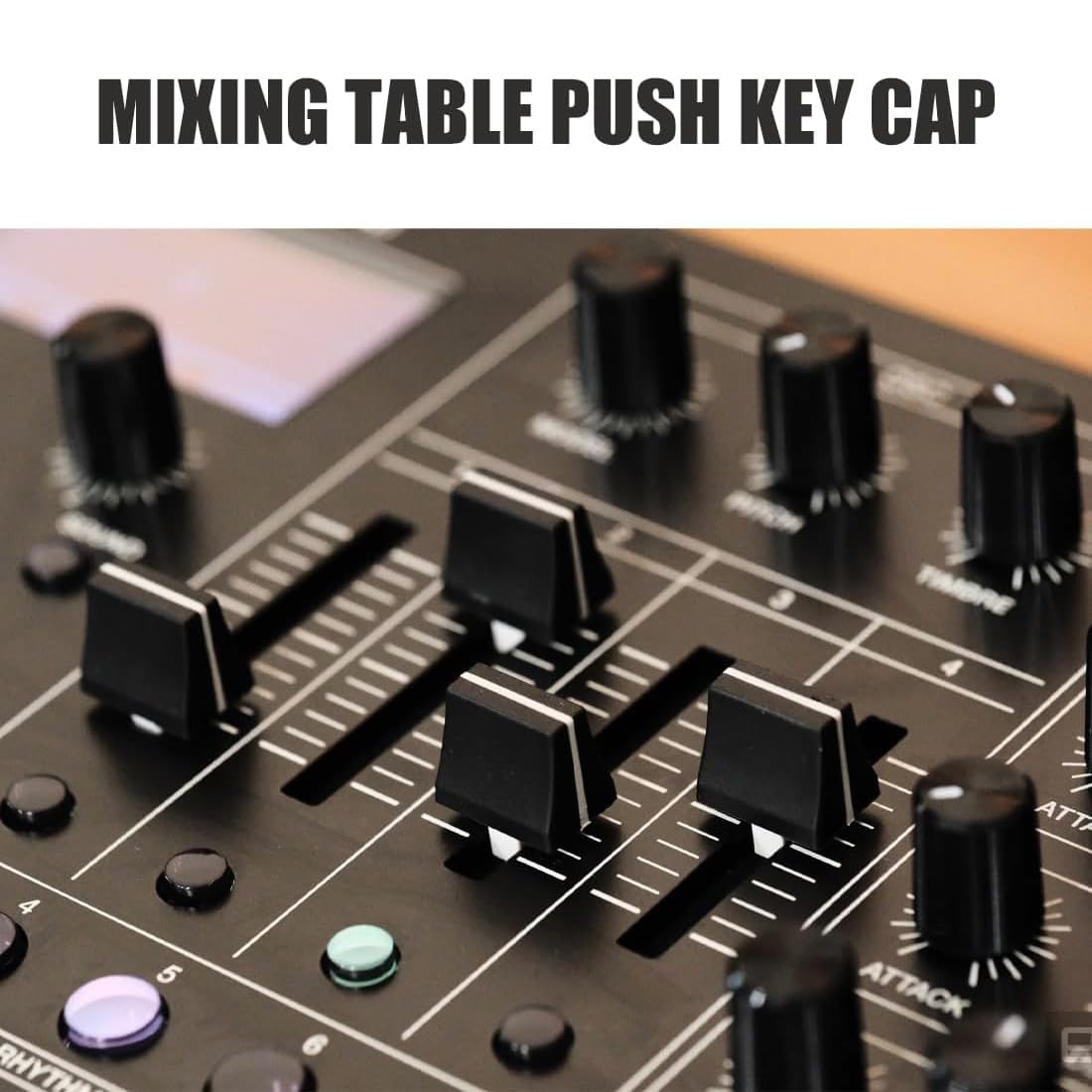 6 Capuchons de Fader pour Pioneer DJM,nstallation facile,Boutons de Fader Table de Mixage, Fader Caps Bouton Fader,pour Pioneer DJM350, 400, 500, 700, 750, 800, 850, 900NEXUS, 900SRT, 900NXS2, 2000