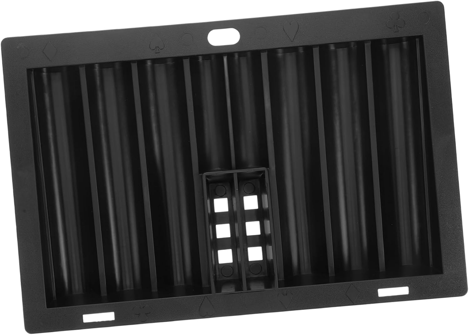 Ergonomic Poker Chip Tray Portable Chip Box Storage Acrylic Poker Holder for Multi-game Storage