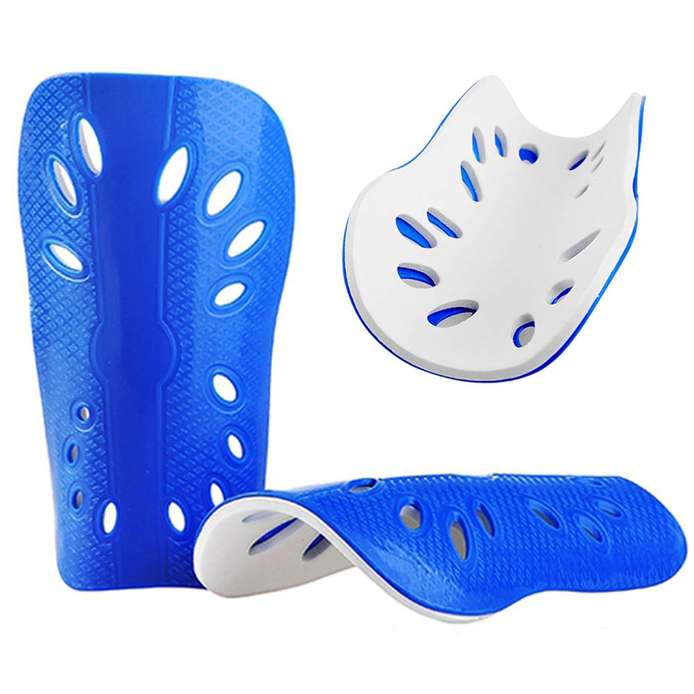 Youth Soccer Shin Guards - EVA Cushion Protection For 12-18 Year Old Boys & Girls