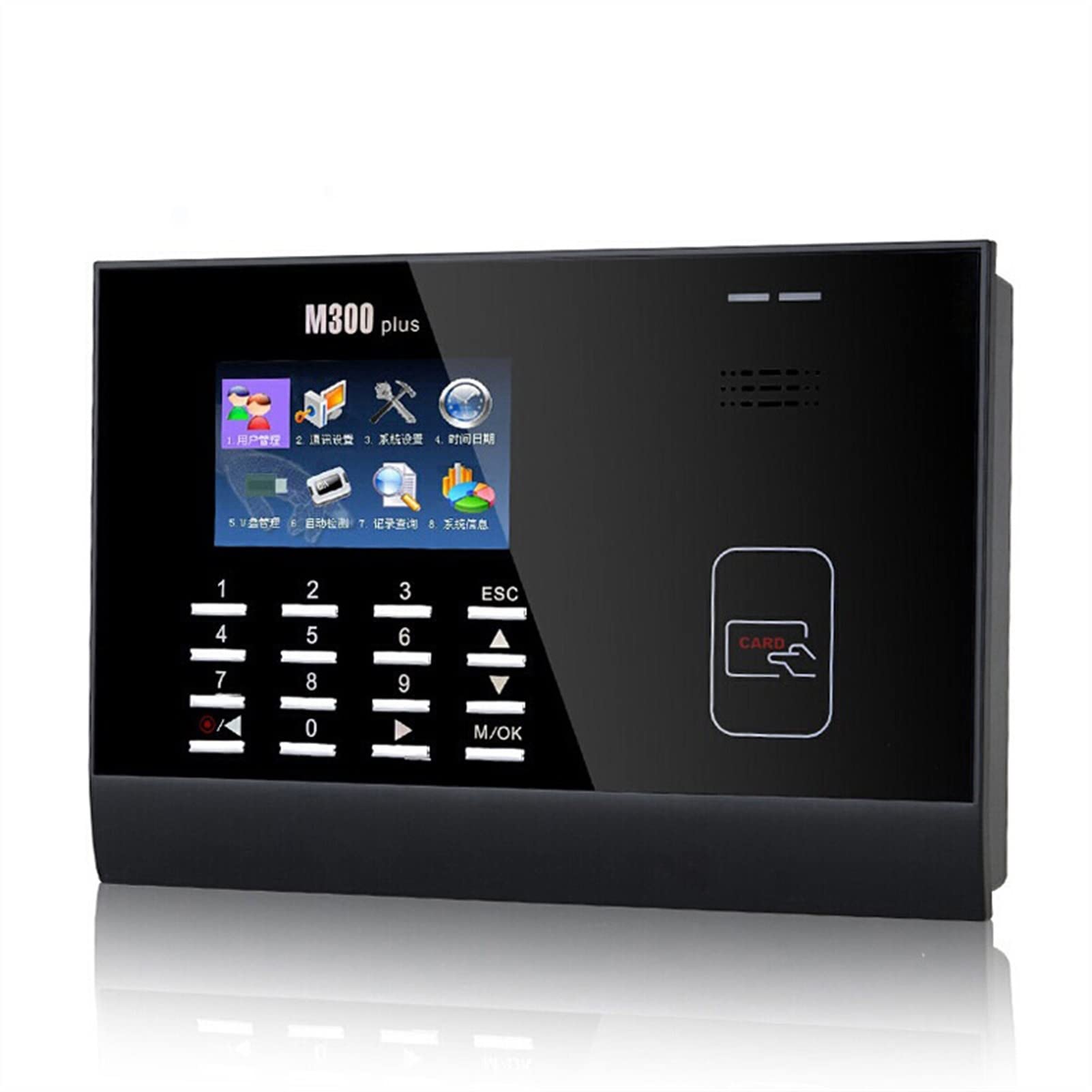 Macchina per le presenze Time Clock M300Plus biometrico Time Machine presenze EM La frequenza della carta registratore di tempo degli impiegati Rfid. Scheda Time Clock Forniture per ufficio