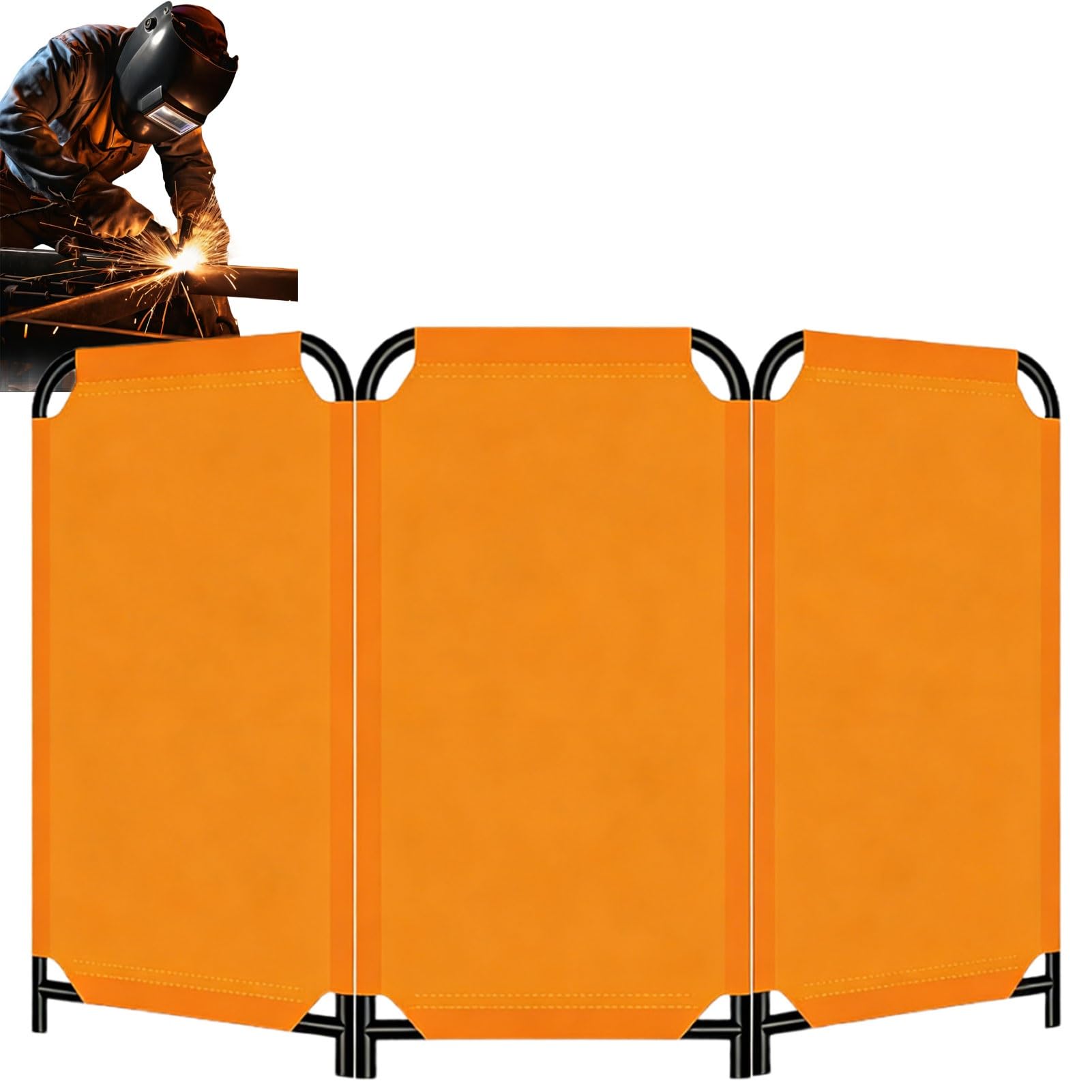 Générique Bâche de soudage en Rouleau, ignifugée, imperméable, résistante à l'usure et revêtue de Silicone, avec revêtement en Silicone. Écran de soudage Portable - Barri