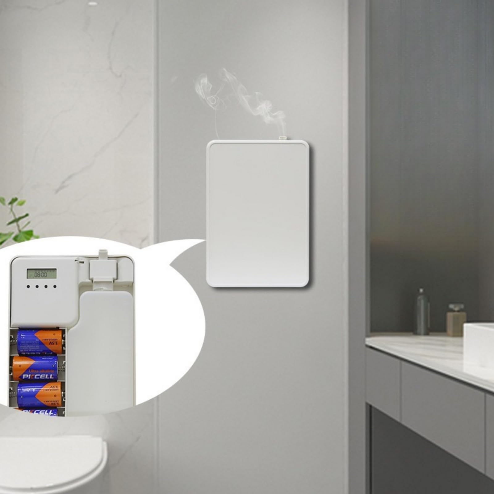 Diffuseur Pro Grande Surface Marketing Olfactif DP200 - Diffusion Intelligente, Portable, Connectivité Bluetooth pour Espaces Professionnels - 400m³ - Zen'Arôme