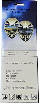 scharf Yüksek Kaliteli Anti-Fog Kask Camı - Buğu Tutmaz, Net Görüş! UNIVERSAL