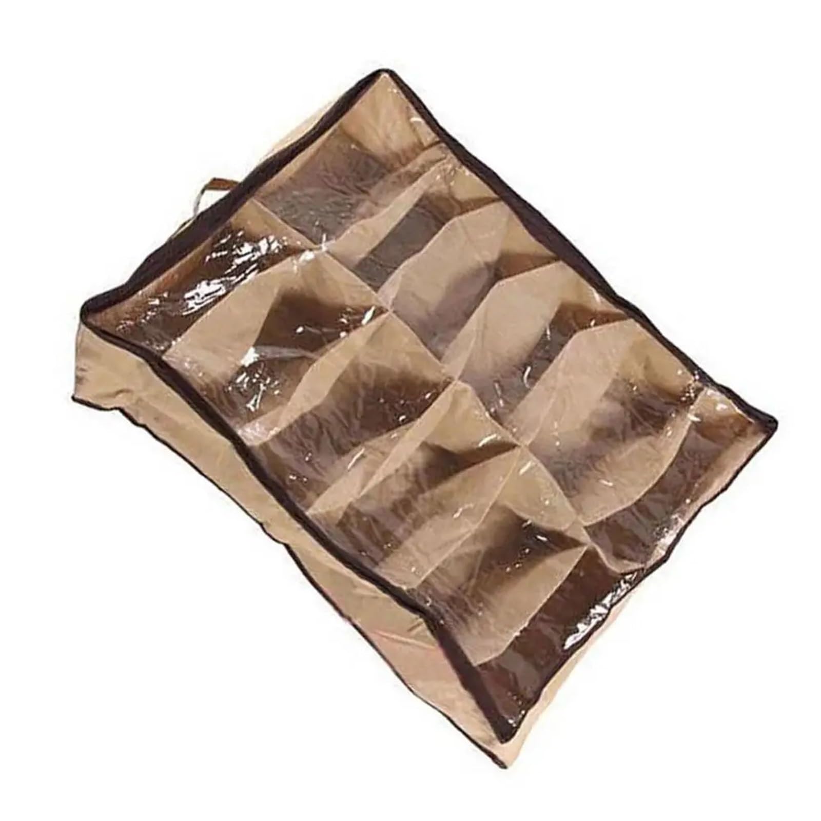 Organizzatore Di Scarpe Sotto Il Letto Organizer for riporre le scarpe sotto il letto, 6 pezzi, può ospitare 12 paia di scarpe, con finestra trasparente, traspirante, pieghevole Per Risparmiare Spazio