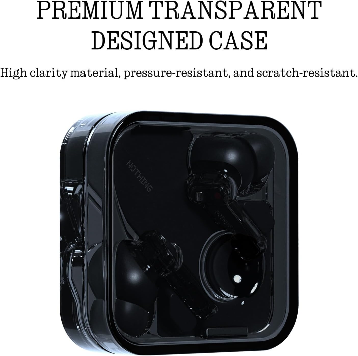 Nothing Ear Wireless Earbuds with ChatGPT Integration, Smart ANC, Hi-Res Audio with LDAC & LHDC, 11mm Dynamic Bass Boost, 40.5H Playtime, 6 Mics for Calls, Wireless Charging - Black