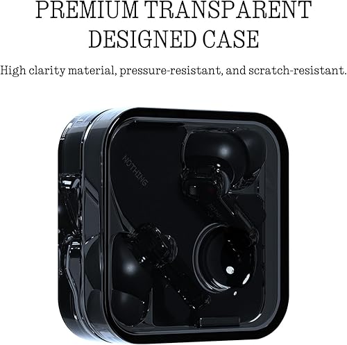 Miniatura 2 de Nothing Auriculares inalámbricos Bluetooth, auriculares híbridos ANC inteligentes de 45 dB, aumento de graves profundos de 0.433 in, audio de alta