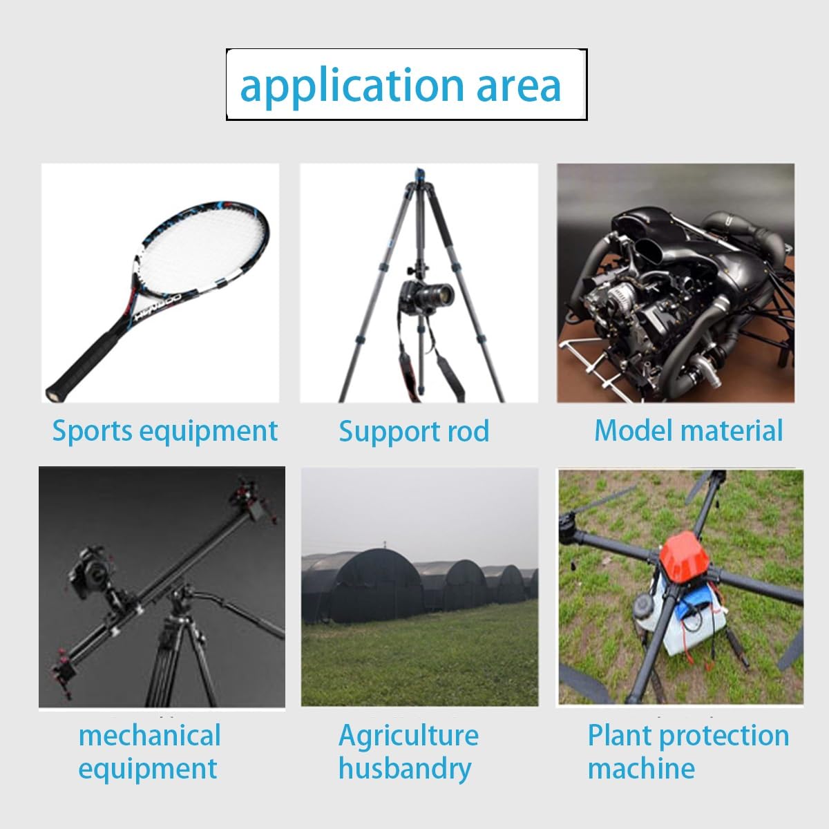 Tubo In Carbonio Con Diametro Di 30 Mm, Tubo In Fibra Di Carbonio CFK, 3 K, Lunghezza A Scelta (330 Mm