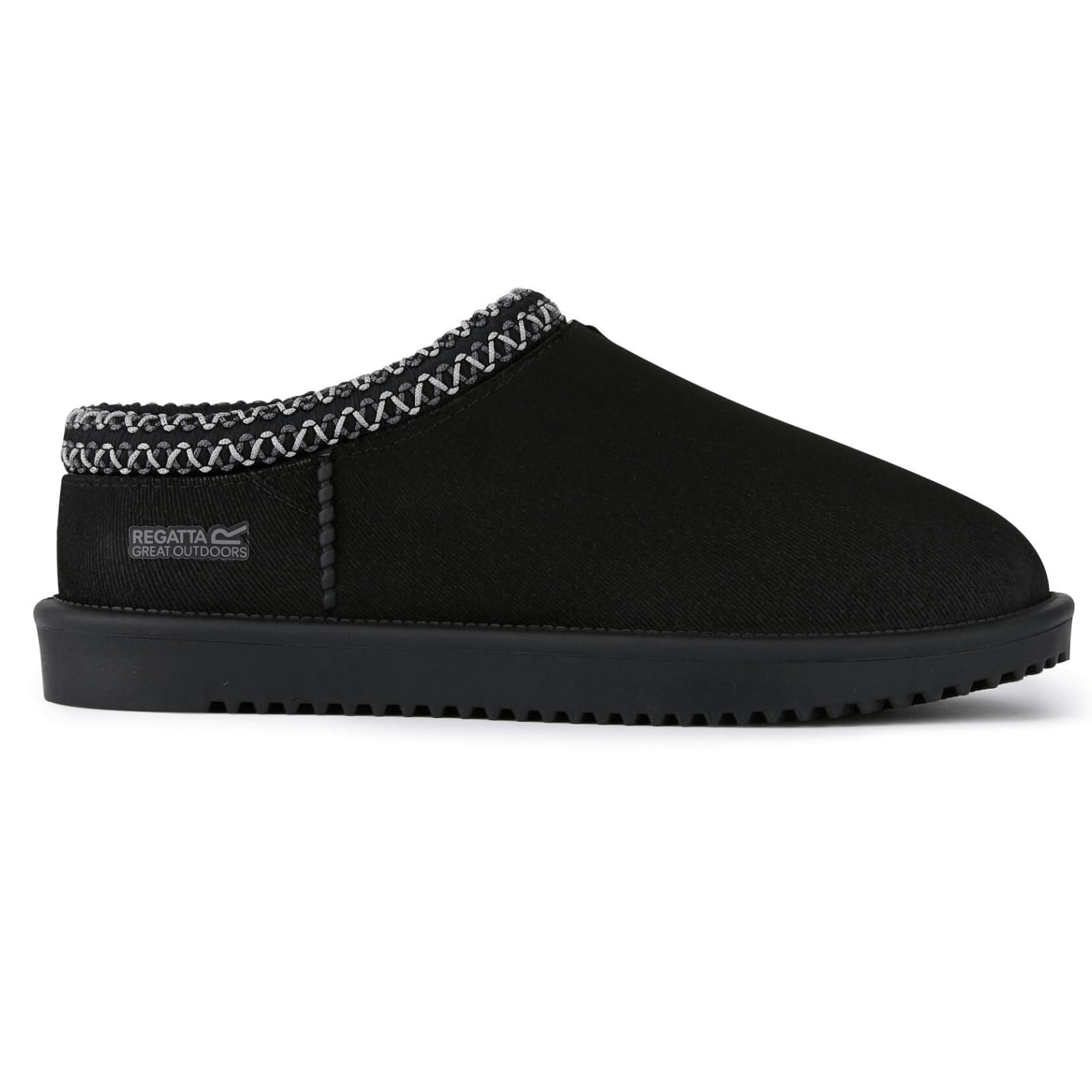 Regatta Women's Risley Mule Waterproof Shoes in Jet Black | Size: 8