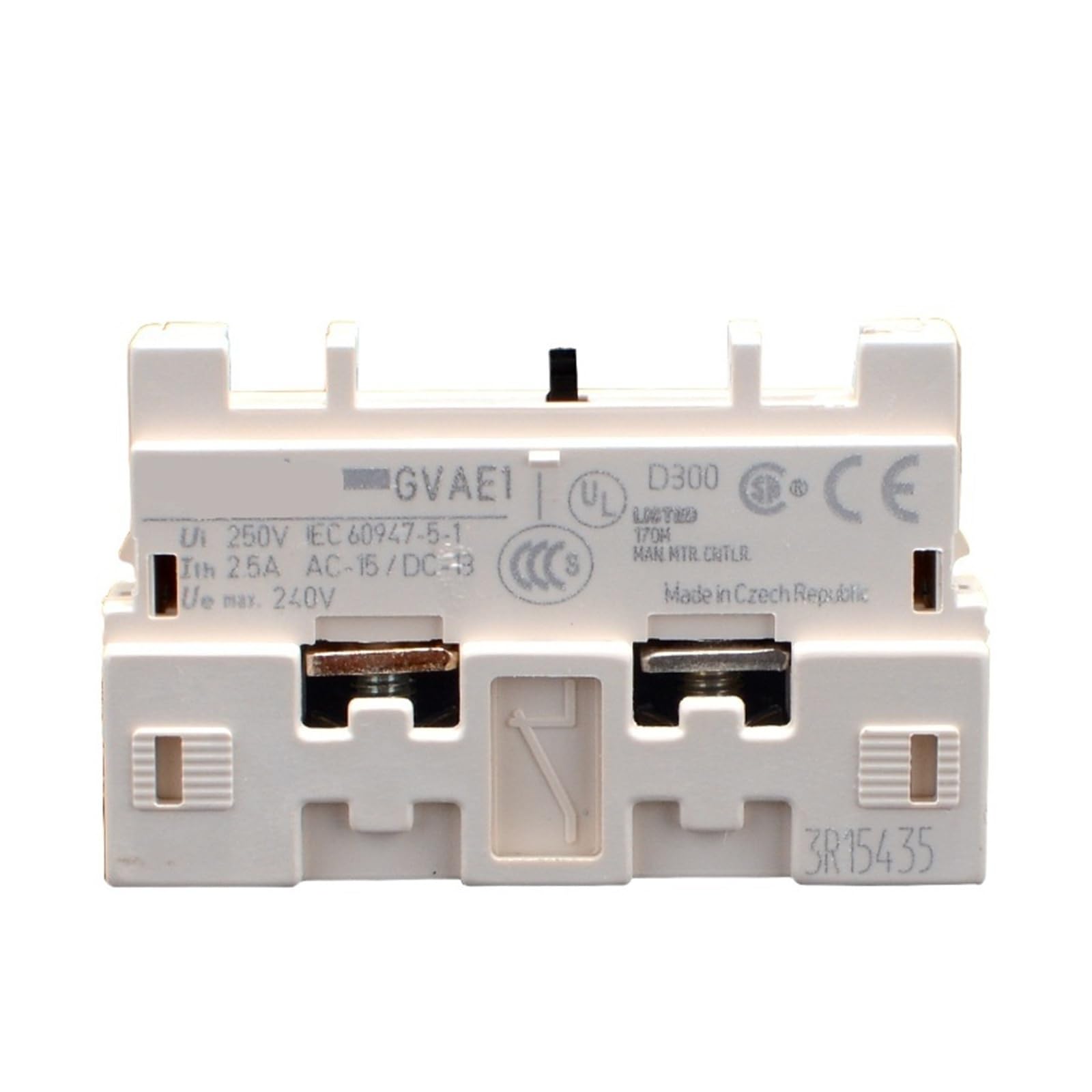 HCVYQMMJ Motor Circuit Breaker Auxiliary Contact GVAE11 Motor Protector Formal Contact 1 Normally Open 1 Open 1 Closed(GVAN20 side)