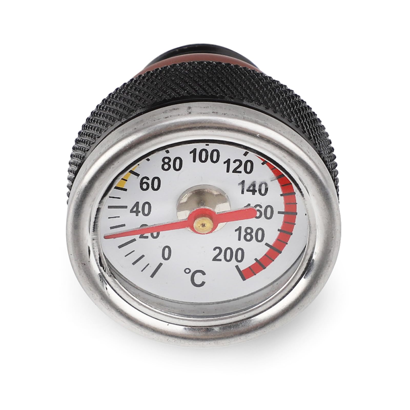 Jauge de température d'huile de moto, bouchons de remplissage M20 x 1,5 pour valves de moteur de 0 à 200 ℃