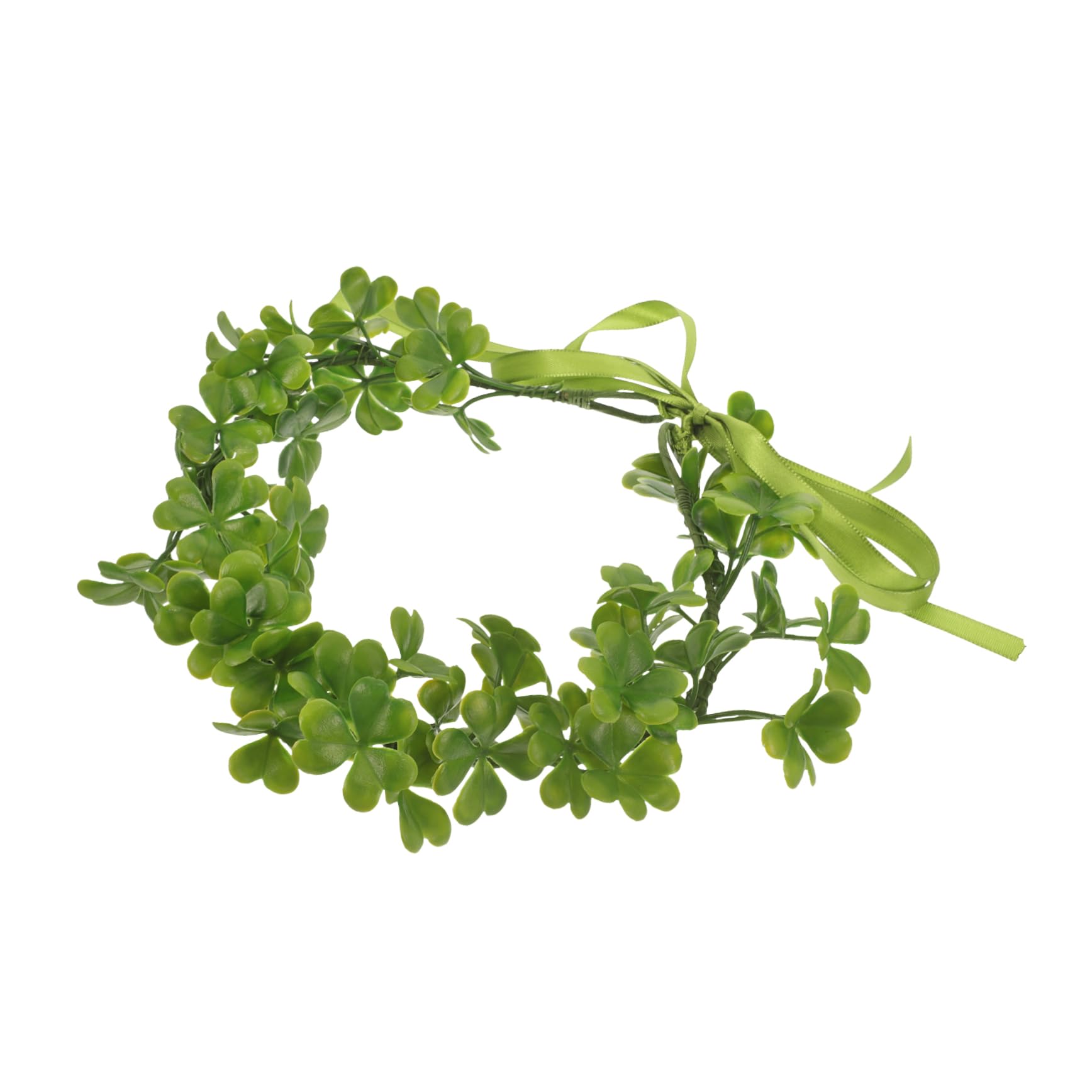5 Stück Kranz Stirnbänder Mädchen Stirnband St Patricks Day Stirnbänder Für Mädchen Grüne Blumenkrone Grüne Krone St Patricks Day Kleeblatt Krone Vase Braut