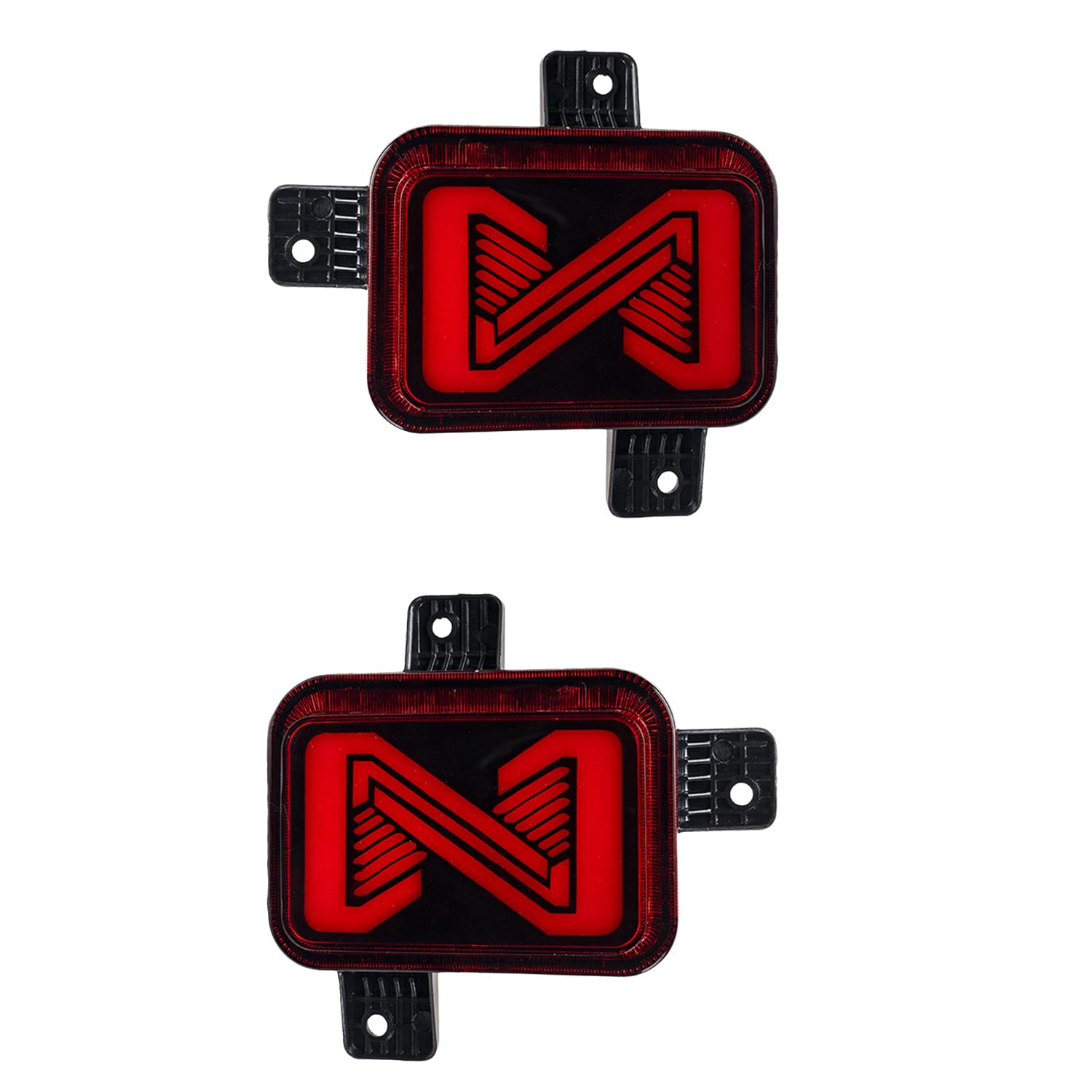 COLOURLINE Rear Car Reflector Bumper Light Compatible For thar all models with Matrix Type A Red Color-image-37