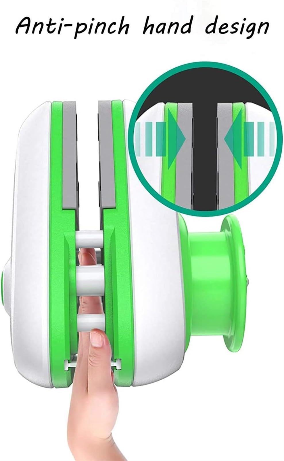 Depurador de ventanas, limpiador de vidrios de ventanas, limpiador de ventanas de doble cara, limpiador de vidrios de ventanas magnéticas de doble cara 5-26MM, plástico ABS + imán + goma + esponja